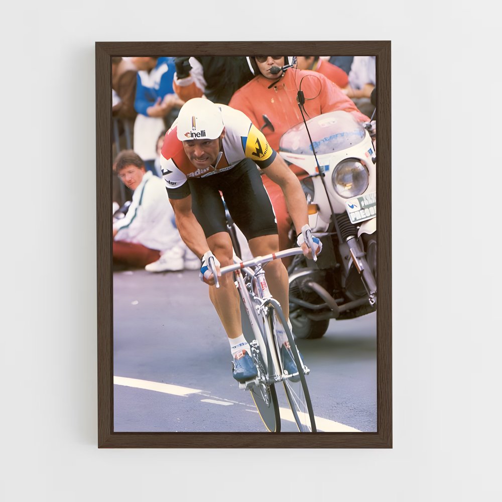Poster La Piste de Bernard – affiche Cyclisme (vue 5)